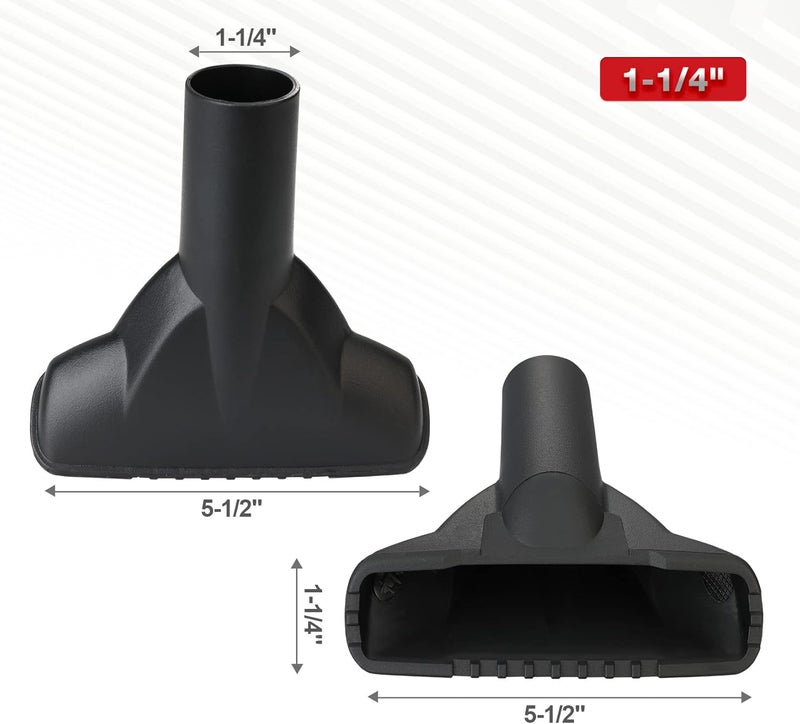 SHOPVAC مجموعة فوهات 3 قطع، بقطر 1-1/4 بوصة للاستخدام الرطب/الجاف، تشمل فوهة غولبر، أداة الشق والأداة الأرضية - Image 3